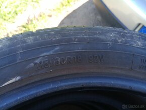 letné pneumatiky Toyo 215/50 r18 92V- 4ks Toyo - 7mm - 4
