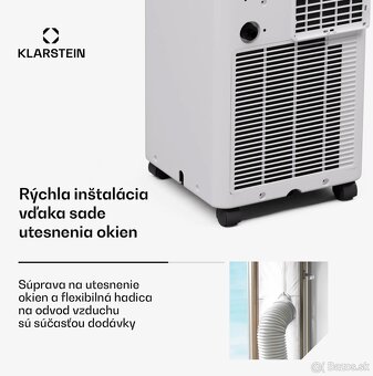 Mobilna klimatizacia Klarstein Aero Ring Smart 9K biela - 4