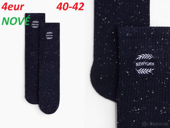 Ponožky New York, Z rebrovaného úpletu, Z jemného úpletu - 4