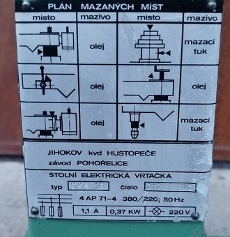 Vŕtačka Jihokov Hustopeče (stolova/stojanova - 4