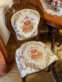 Rustikálny stôl a stoličky - 4