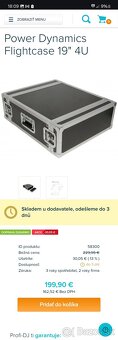 Podsvietený 4U Rack so šuflíkom a 230V lištou - 4