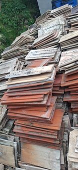 Na predaj použité škridle 3000ks - 4