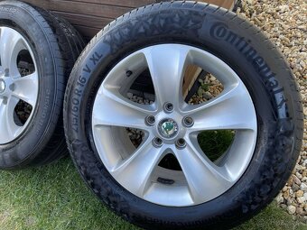 MOON Silber Orig.skoda Alu Disky 5x112 ET45 215 60 16 Letné - 4
