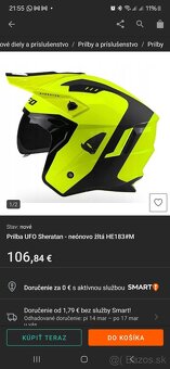 Prilba UFO Sheratan - neónovo žltá HE183#M - 4