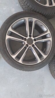 alu disky Mercedes Benz - originál + pneu zima - 4