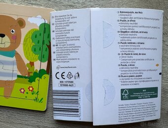 Drevené puzzle Kuniboo macko za 2eur - 4