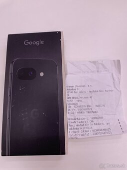 Pixel 9a Obsidian 128GB - v záruke, minimálne použitý - 4