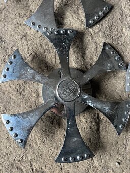 otočné puklice CHOPPER – pochromované (4 ks) - 4