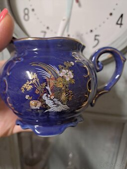 Modrá japonská keramika - 4