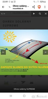 Slnečný panel k bazenu - 4