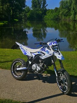 Yamaha WR 125X – ladený výfuk Giannelli, A1, TOP vzhľad - 4