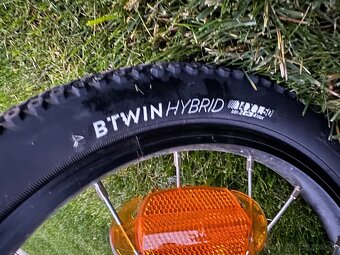 BTWIN Detský bicykel žltý pre deti 14 palcov - 90 - 110 cm - 4