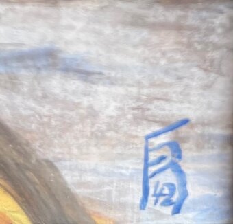 Obraz chata a hory - 4