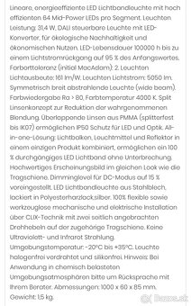 Lineárne LED svietidlo - 6kusov - 4