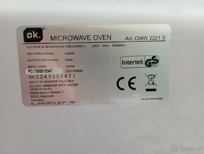 Mikrovlnná rúra 700W s grilom (kupovaná v Rakúsku) - 4