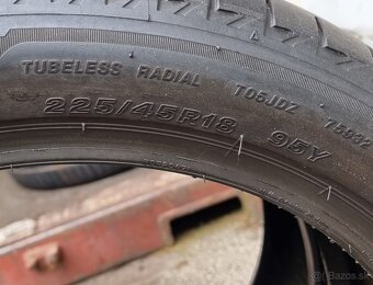 Letné pneumatiky Bridgestone 225/45r18 - 4