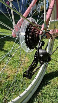 Dámsky horský bicykel ružový - 4