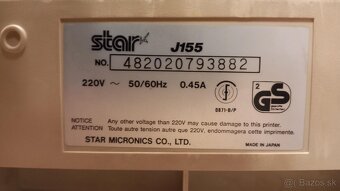 Predám ihličkovú tlačiareň STAR LC-15 - 4