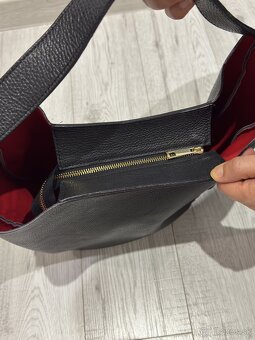 Kožená kabelka bez značky - 4