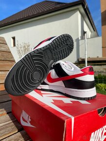 Nike Dunk Low Red Swoosh Panda - 4