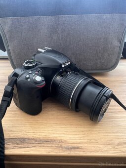 Na predaj: Nikon D3300 + objektív 18–55mm + taška - 4