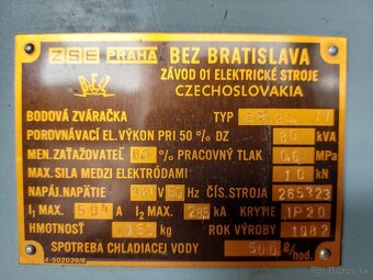 Bodová svářečka – bodovačka BP 80.11 - 4