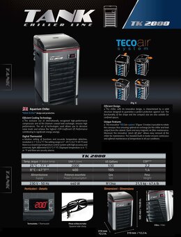 Chladič ( chiller ) Teco TK 2000 + Wifi - 4