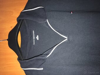 TOMMY HILFIGER originál tmavomodré damske saty L - 4