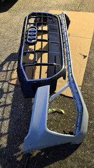 predni naraznik audi q8 bily s-line - 4