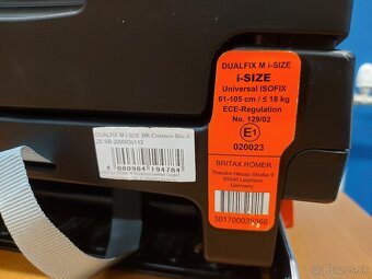 Autosedačka BRITAX ROMER DUALFIX M i-size vrátane letného po - 4