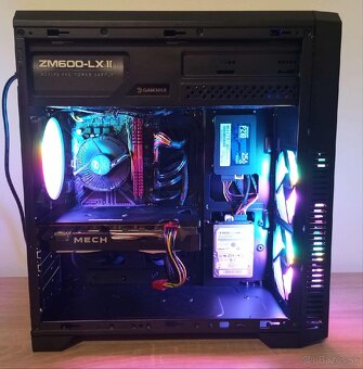 Herný PC RX 6600 XT 8GB, i5 9400f, 16GB, SSD, HDD - 4