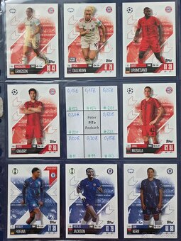 Fotbalove karticky TOPPS, Panini, cast 2/2 - 4