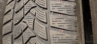 Predám 4ks jazdené zimné 215/55r17-98V Dunlop - 4