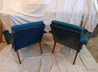 Staré ikonické retro kreslá k oprave - kus 50€ 75x68x72 - 4