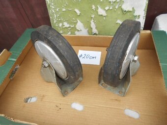 Kontajnerové otočné kolesá 4ks 200mm 960 kg Brzda - 4