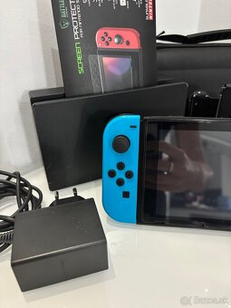 Nintendo Switch 1 s príslušenstvom - TOP stav - 4