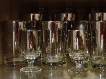 Dýmové sklo sada pohárov 34ks - 4