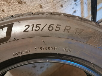 215/65 R17 - zimné pneu Michelin (2 ks) 6,6 mm - 4
