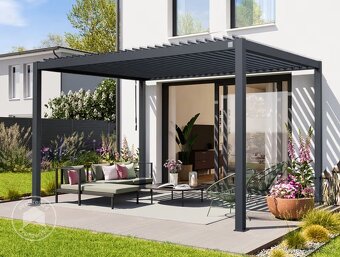 Hliníková pergola 3×4m - 4