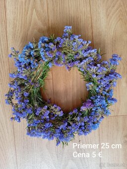 Vence zo sušených kvetov 🌸🌺 - 4