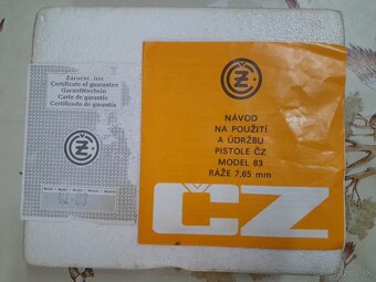 pištoľ CZ 83 kal. 7,65mm Browning - 4