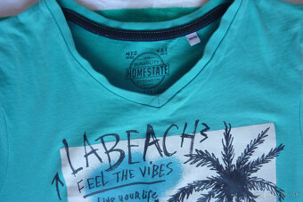 2 Krásne tričká s krátkym.ruk.,Zn.C&A, 100% bavlna, TOP STAV - 4