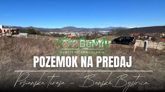 Stavebný pozemok 1208 m2, výhľad na mesto, Banská Bystrica - 4