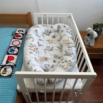 Postieľka 60×90, takmer nová, ideálna pre novorodencov - 4