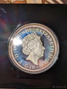 Strieborná minca Britannia 2017 Proof 5 OZ - 4