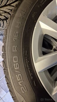 Predam zimne 4ks pneumatiky 215/60 r16 - 4