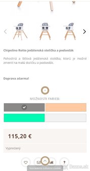 Jedálenská stolička 3v1 - 4