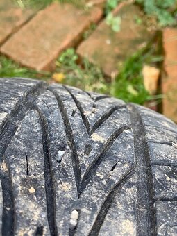 Plechove disky 4x108 r15 + pneu - 4