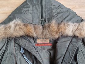 Dámska/dievčenská zimná bunda s pravou kožušinou XS - 4